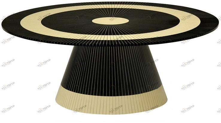 Scarlet Splendour Круглый журнальный столик Vanilla noir sun-id-1447289