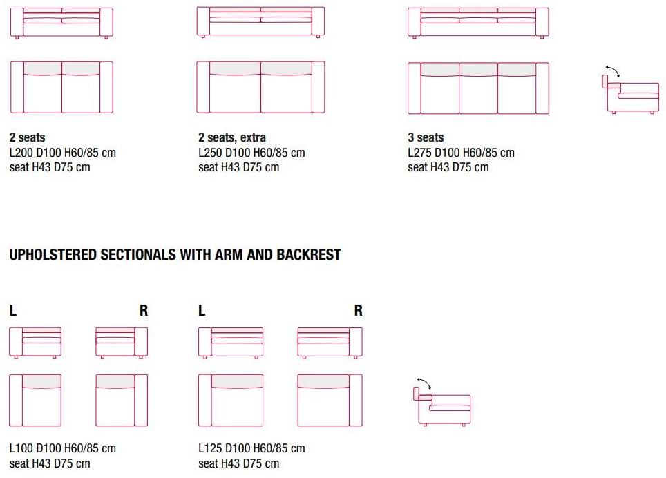 MDF Italia Модульный угловой диван из ткани sun-id-1496268 - Вид №2