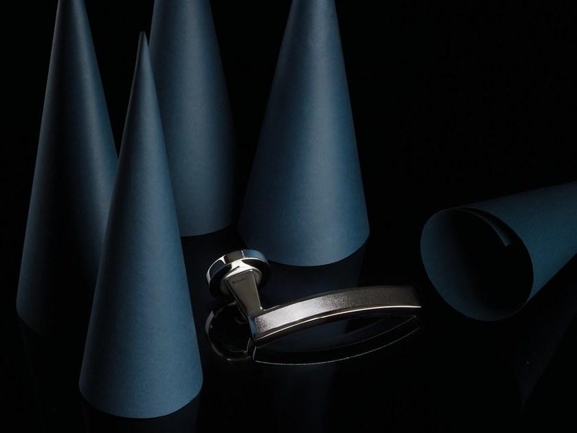 LINEA CALI' Ручка из хромированной латуни на розетке с замком Profilo sun-id-1362729 - Вид №1