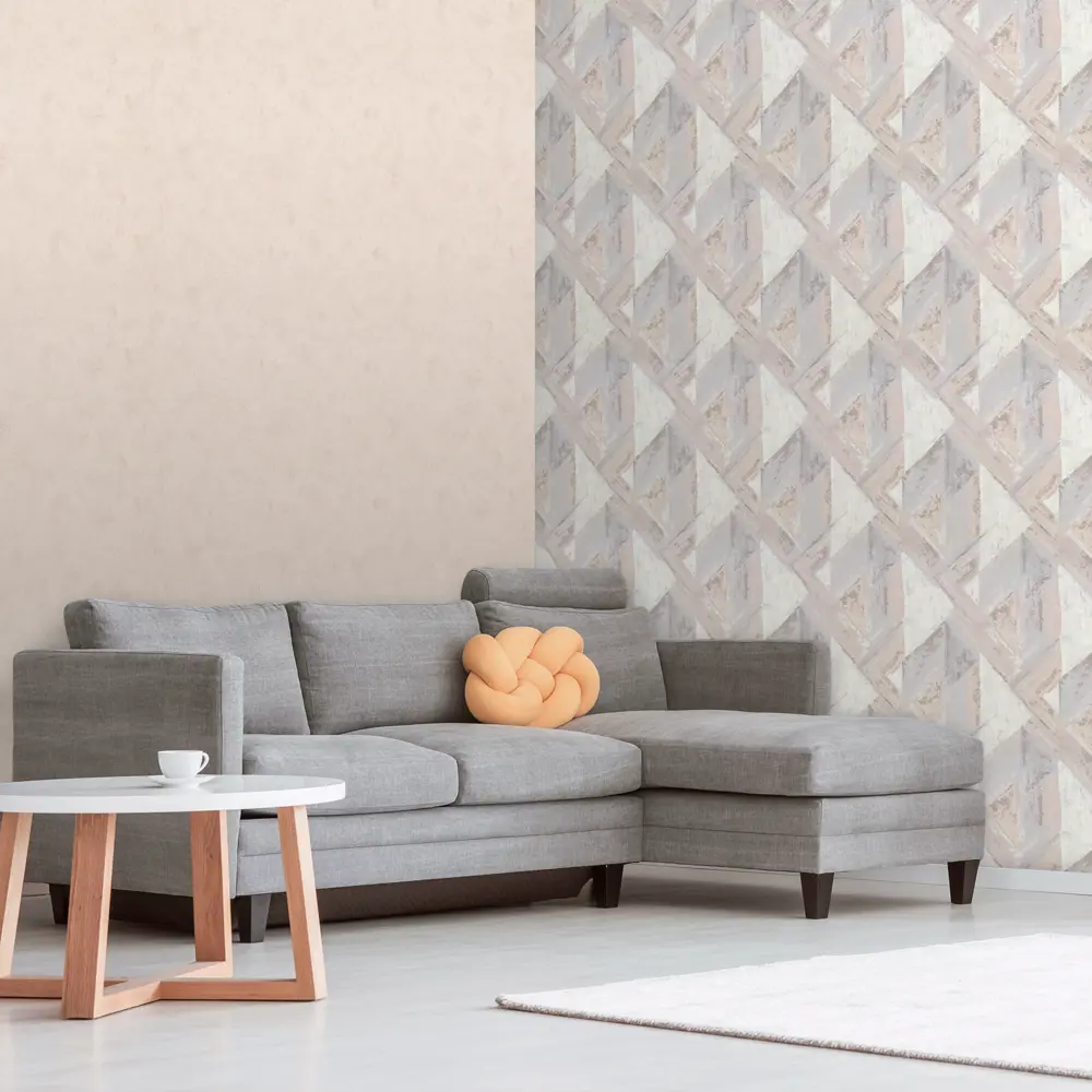 Обои флизелиновые Deco-deco Grunge бежевые 1.06 м 6022-02 STLM-2014657 - Вид №3