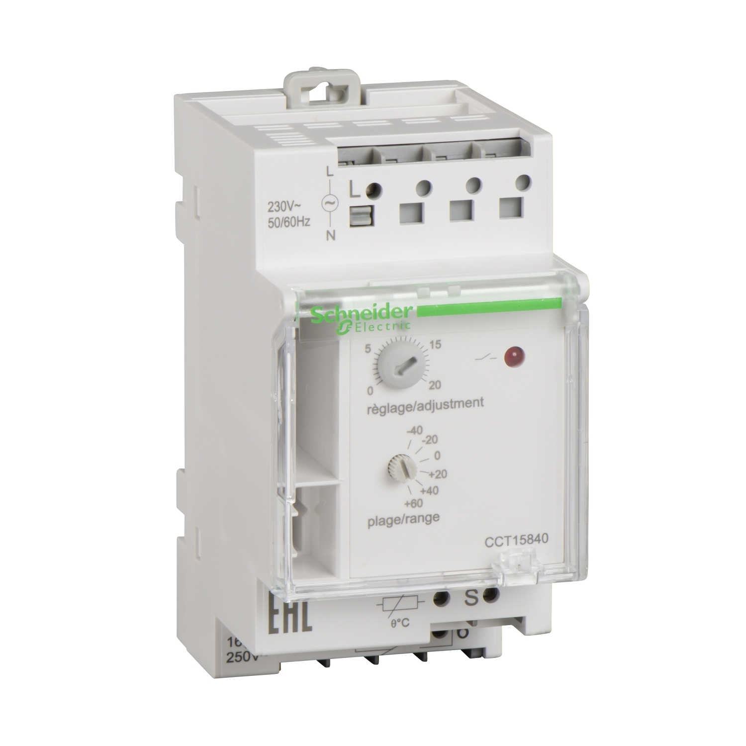 CCT15840 Acti 9 - TH7 - термостат - 1 зона - -40 °C до +80 °C Schneider Electric 