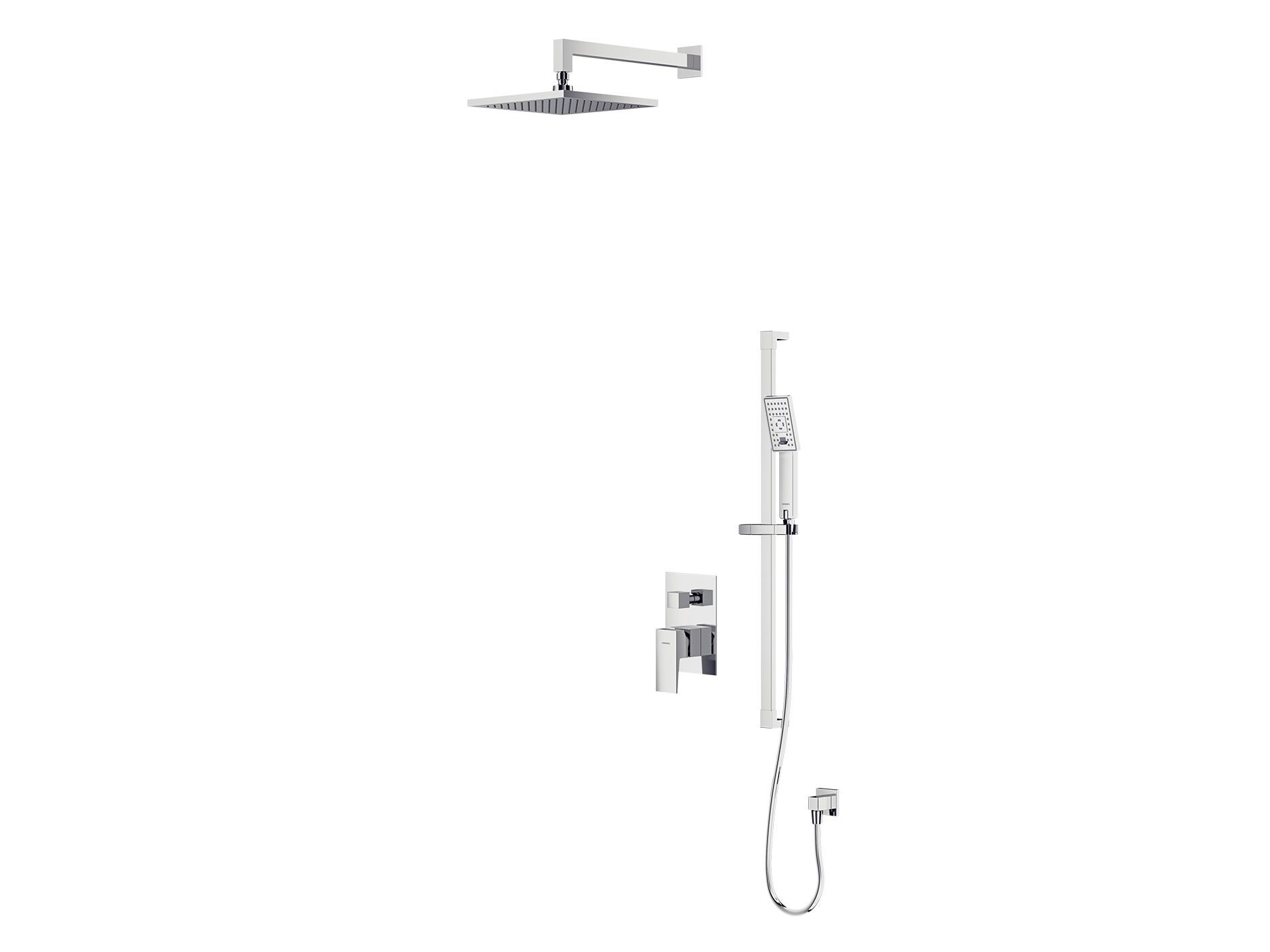 Набор для душа с ручным душем и душем OMNIRES Fresh ARCH-00087360 - Вид №1