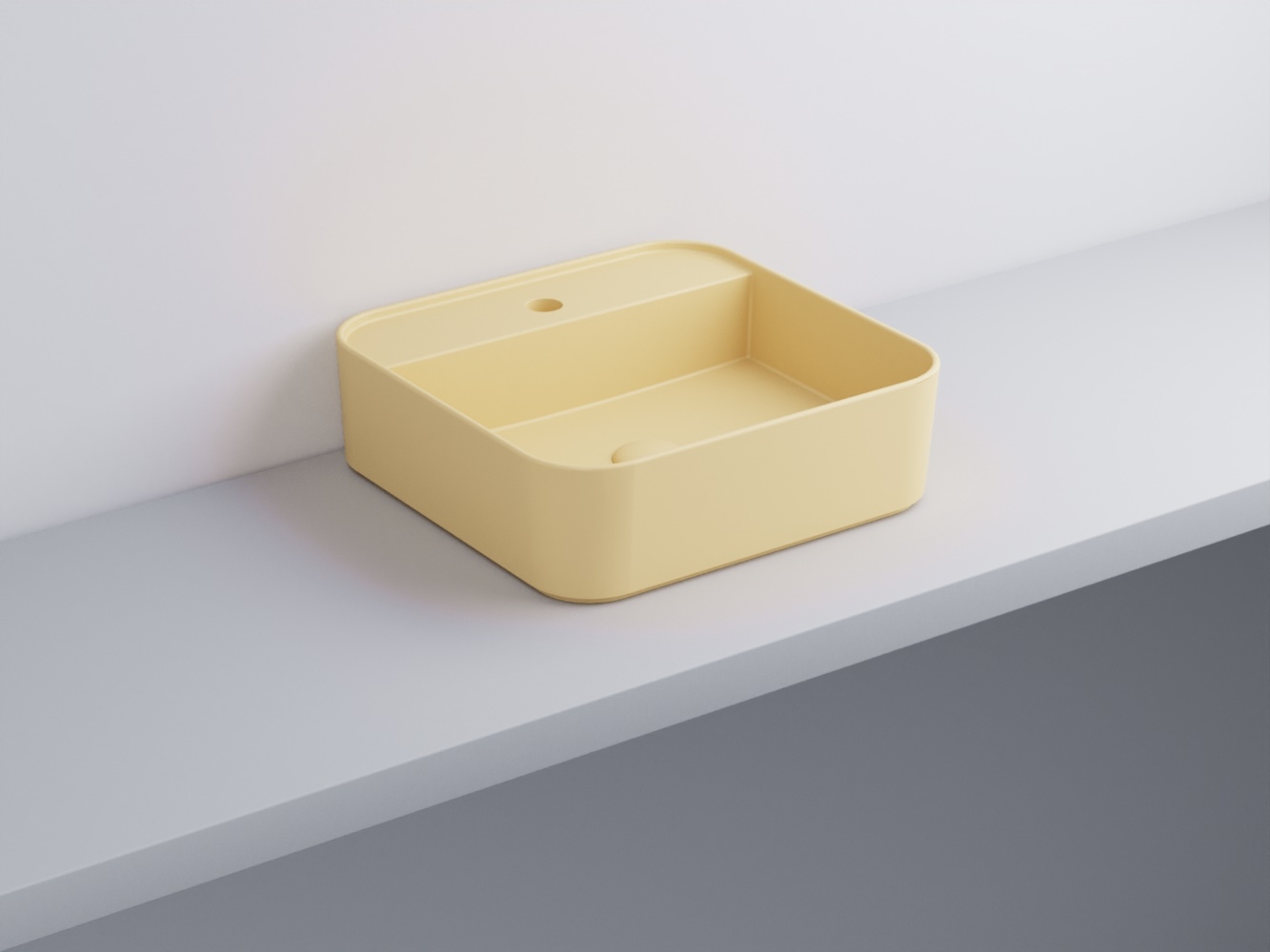 SHCOLAQF-CN Раковина квадрат одно отверстие под смеситель cielo Shui Comfort Ceramica Cielo