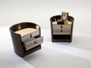 Rozzoni Прикроватная тумбочка из шпонированной древесины с ящиками Milano