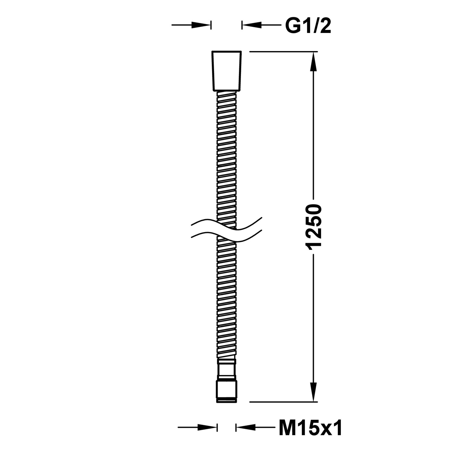 Армированный металлический шланг-9134867 TRES RICAMBI - Вид №1
