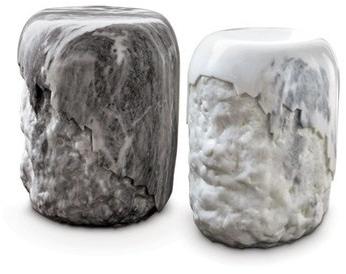 BRABBU Низкий табурет из каррарского мрамора sun-id-1451034 - Вид №1