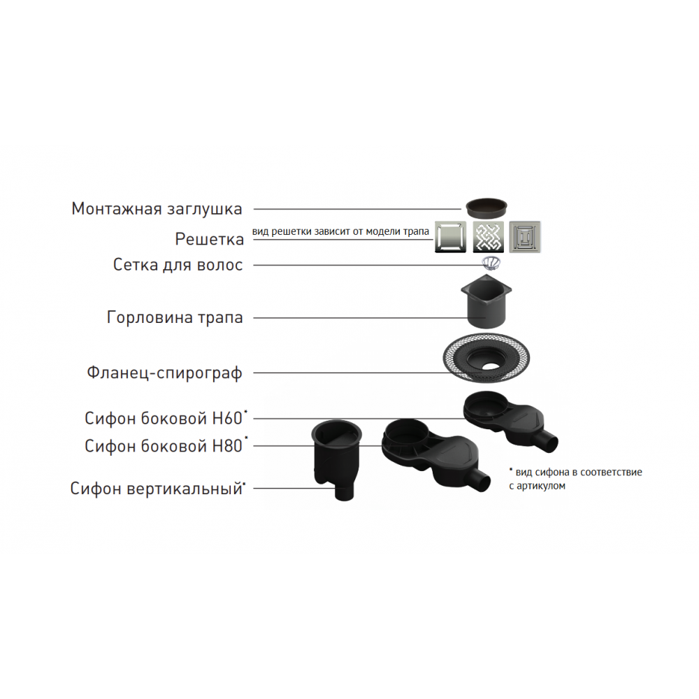 092060 Трап водосток PLATZ Antik 100х100  Berges PLATZ Antik  - Вид №3