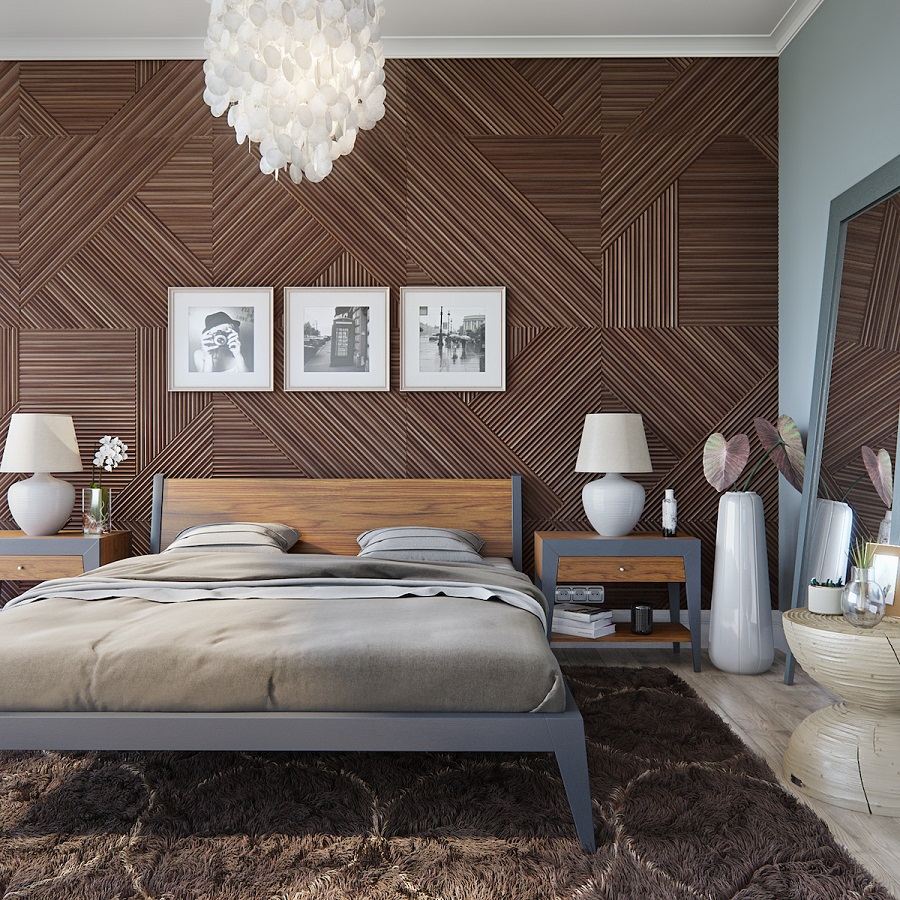 Кровать Fly, 160 см, орех BraginDesign BR313M - Вид №1