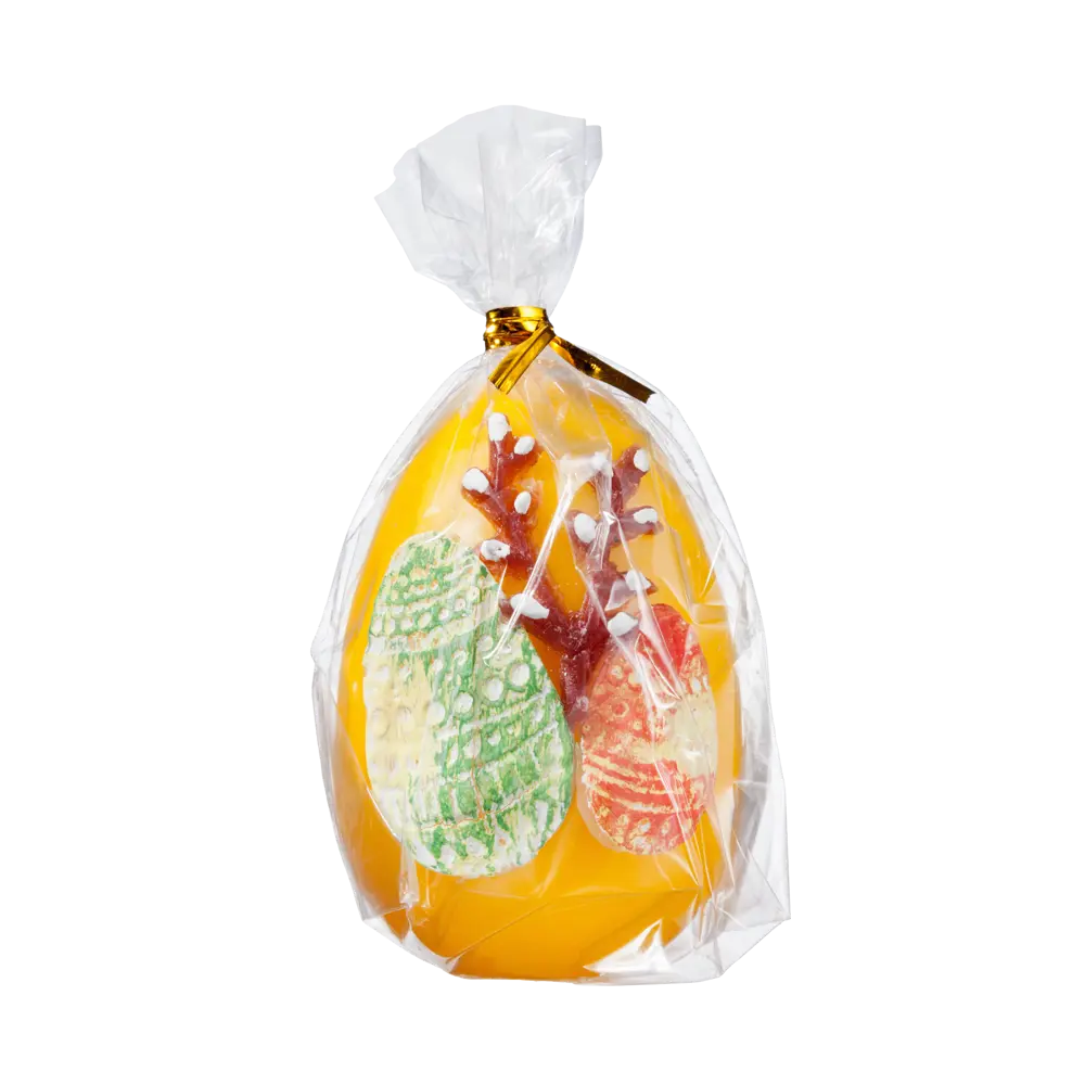 Свеча Яйцо пасхальное с аппликацией верба цвет в ассортименте 9 см Santreyd STLM-2118439 - Вид №5