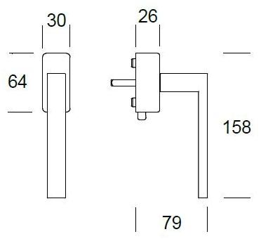 Reguitti Оконная ручка dk на розе Kyoto Aq18dkq7550 - Вид №2