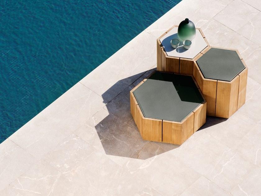 TRIBÙ Шестиугольный столик для сада Hexagon sun-id-1378588 - Вид №7