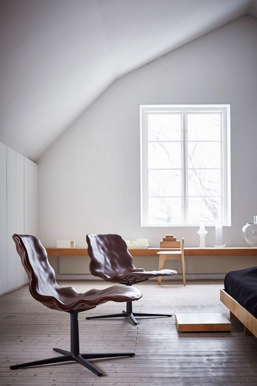 Blå Station Поворотное кожаное кресло с 4-мя спицами Dent B505d Bla Station - Вид №4