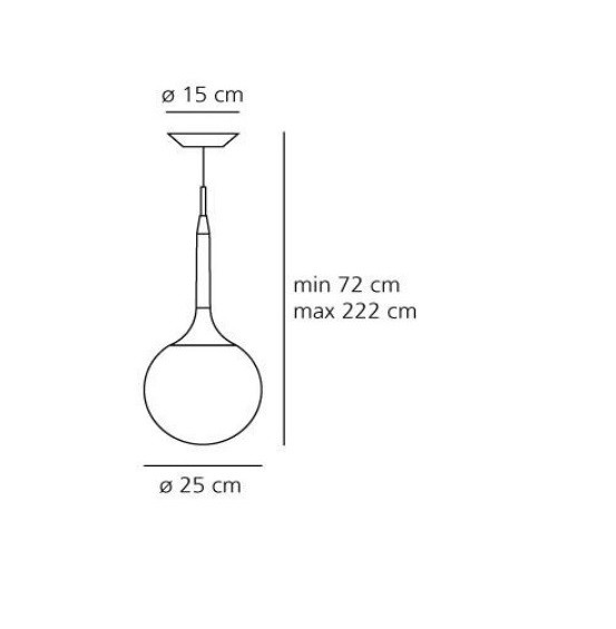 Artemide Castore sosp 250 1053010A подвес 62430 - Вид №6