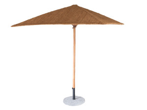 Квадратный зонтик из кокосового волокна