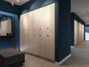 Деревянная мебель для раздевалок