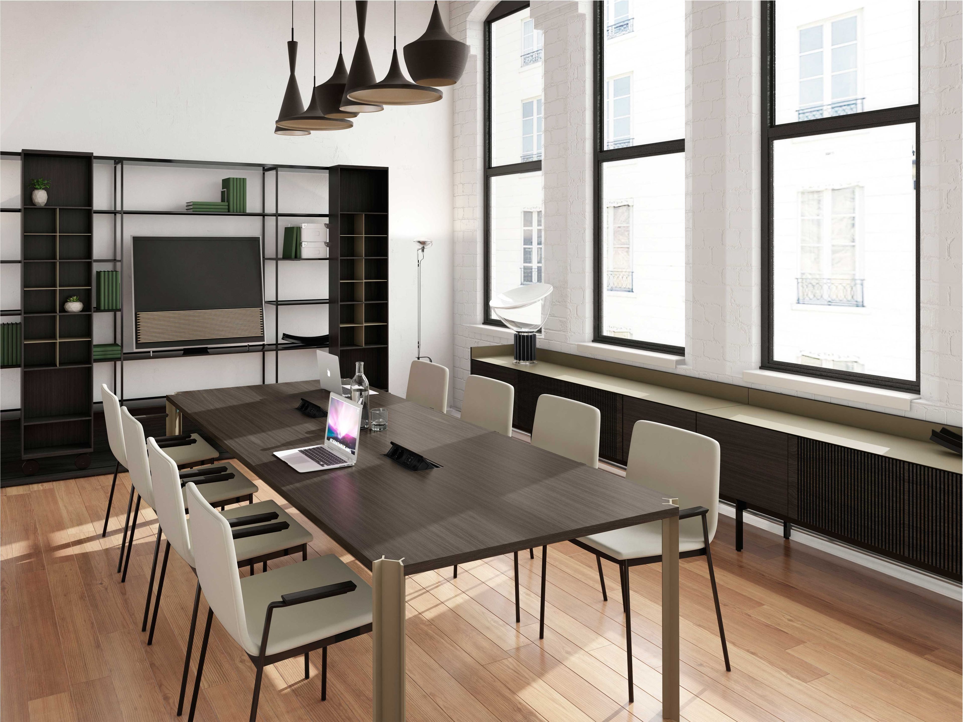 Деревянный книжный шкаф на колесах Punt Literatura ARCH-00034358 - Вид №15