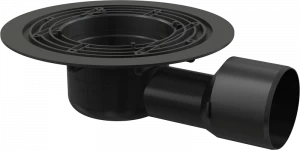 Корпус сливного трапа DN50/75, подводка – боковая