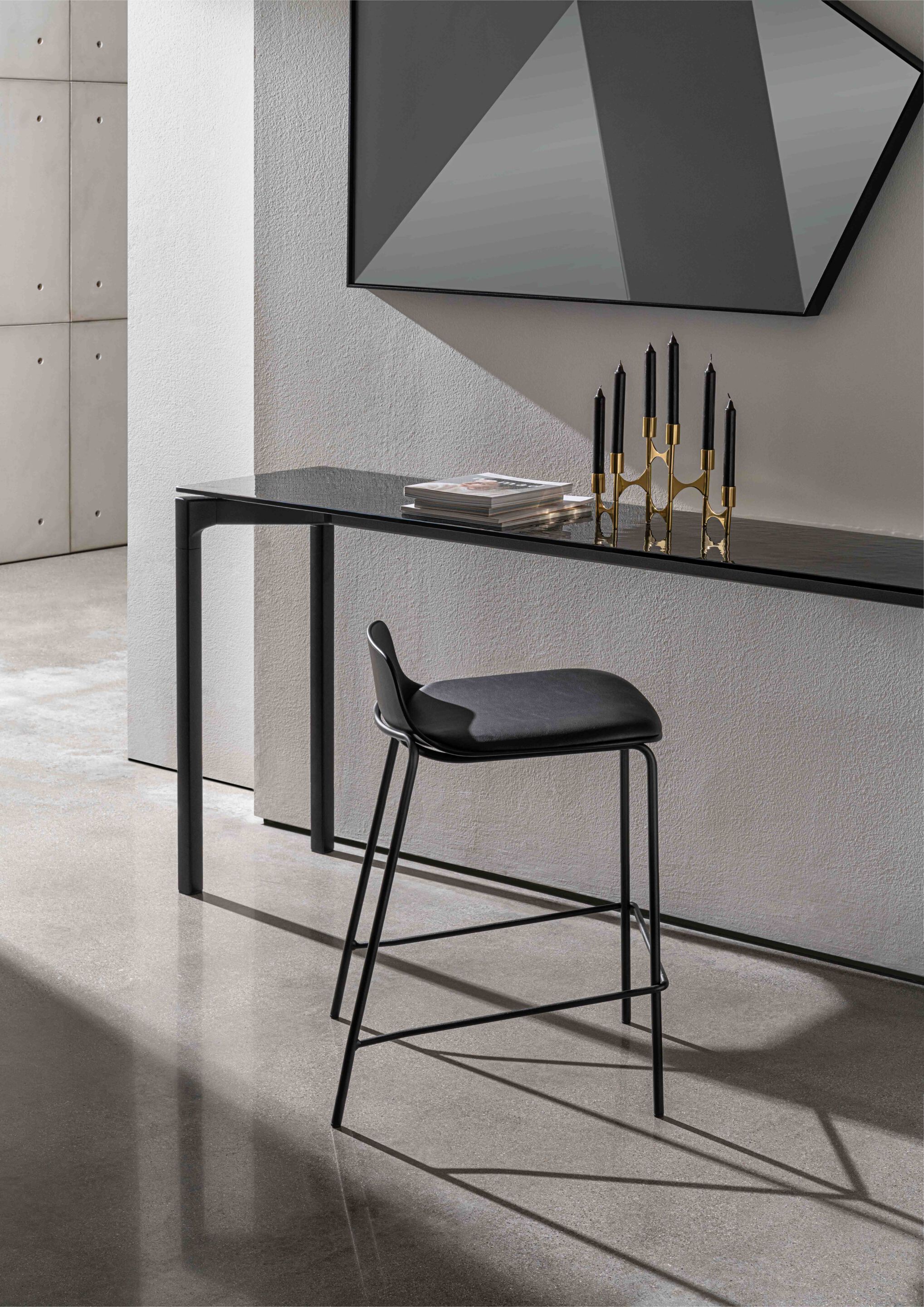 Высокий стул с низкой спинкой Sovet Italia Olly ARCH-00073768