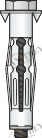 Анкер HP 02 08 055 HP02 Tecfi M8 x 65 