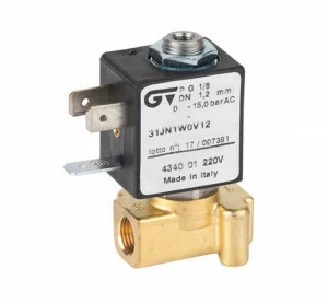 GENEBRE 4340 01 c12v 3-ходовой электромагнитный клапан прямого действия Н.З.