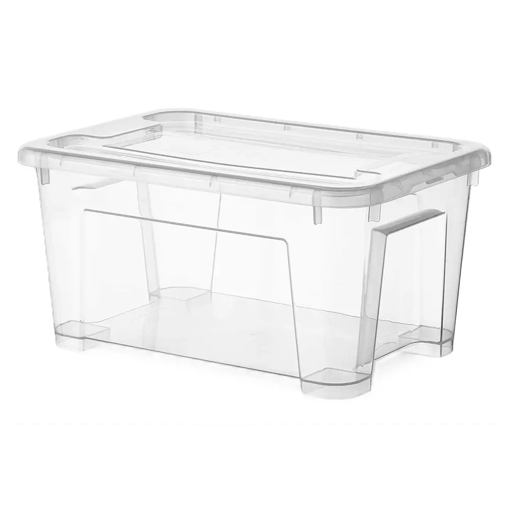 Контейнер с крышкой 28x20x14 см 5 л полипропилен цвет прозрачный Santreyd Серия отсутствует STLM-2012607 - Вид №2