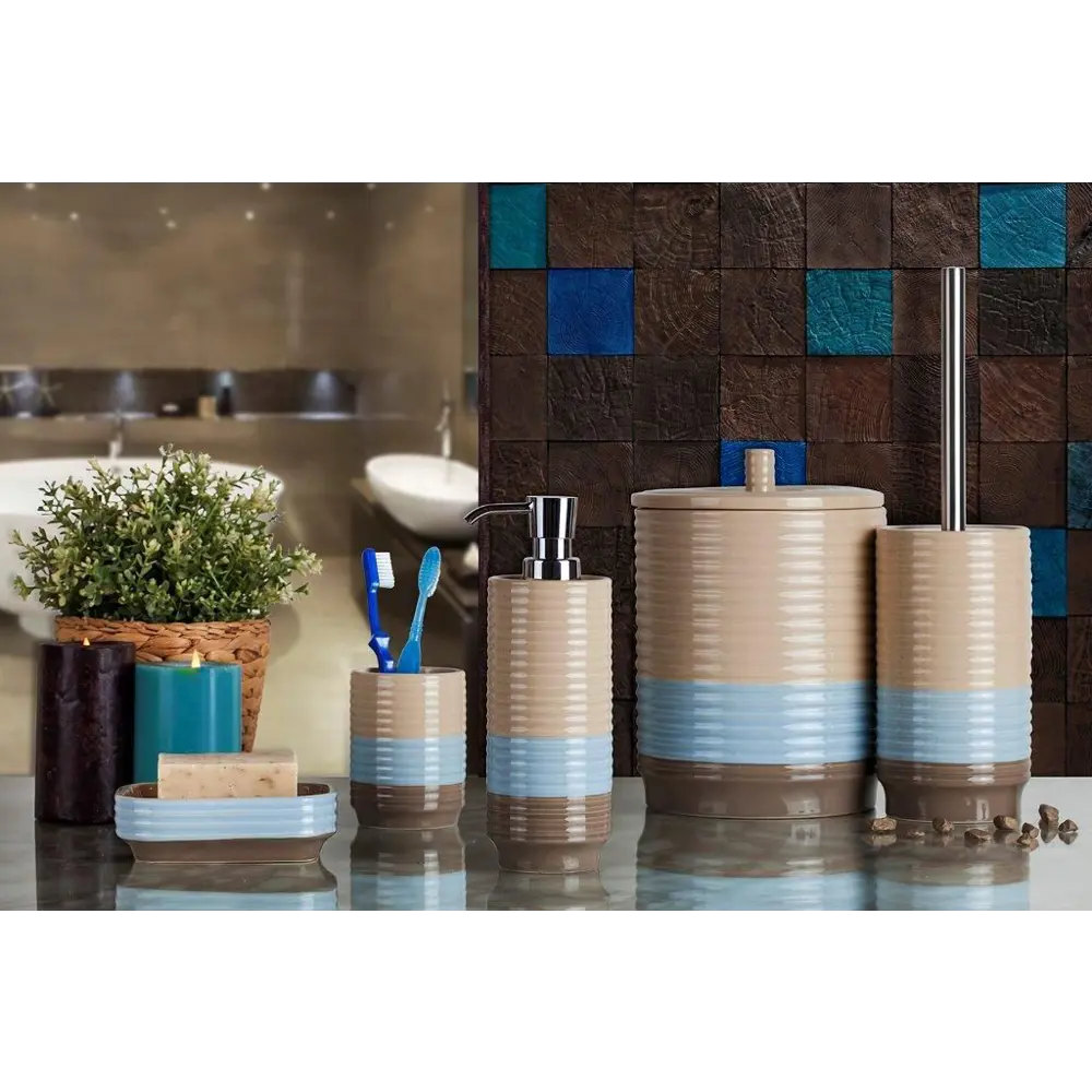 Мыльница Paul керамика цвет бежевый PRIMANOVA STLM-2077511 - Вид №4