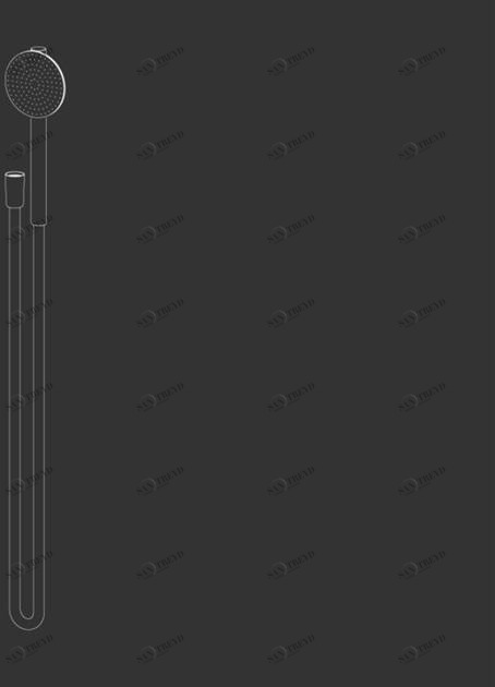 Ceadesign Настенный ручной душ из нержавеющей стали с гибким Free ideas Fre 194