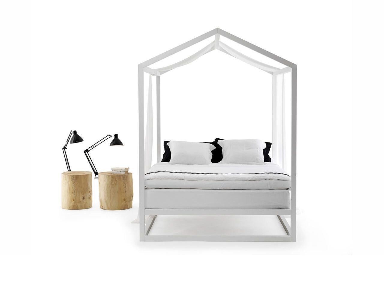 Деревянная кровать с балдахином Mogg CASETTA IN CANADA’ ARCH-00149064 - Вид №1