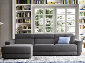 Felis Диван из ткани с шезлонгом Softliving