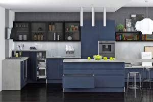 Ручки для кухонной мебели  Фрезеровка «Модерн RF10» Йоркширский каштан №281