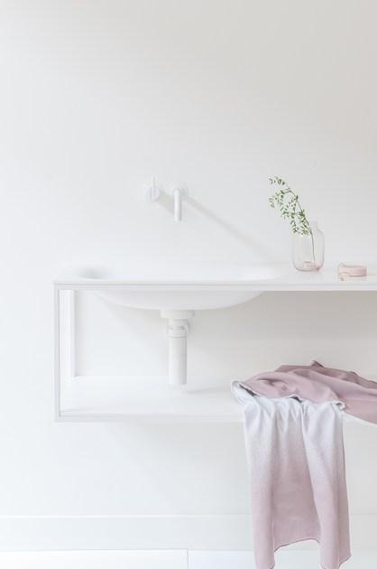 Not Only White Подвесная тумба под умывальник из цвета hi-macs® Frame sun-id-1411856 - Вид №2