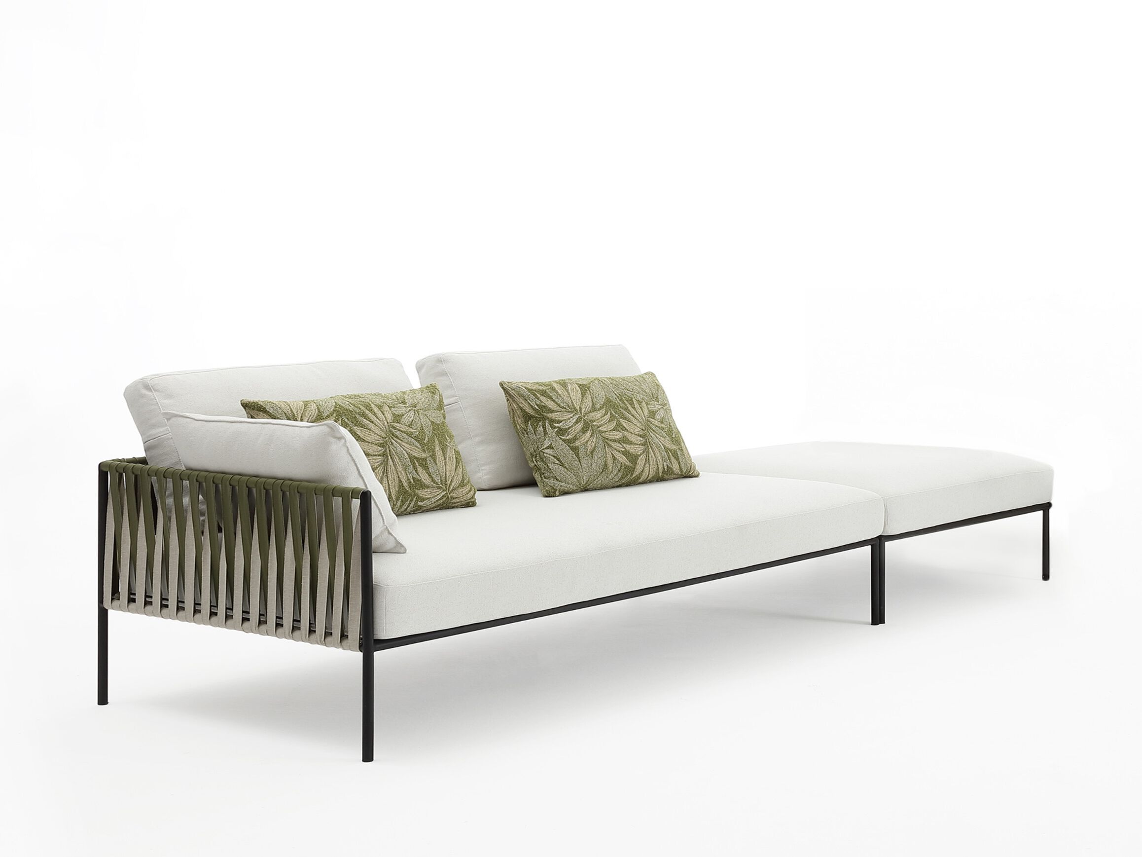 Тканевый модульный садовый диван Nodo Italia Zip ARCH-00081290 - Вид №2