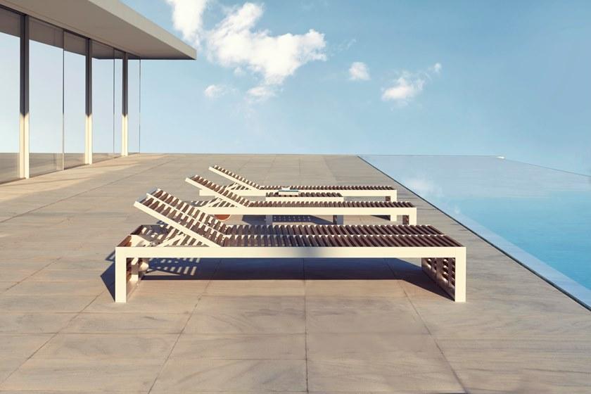 GANDIABLASCO Лежащая грядка из тика Dna teak sun-id-1483701 - Вид №3