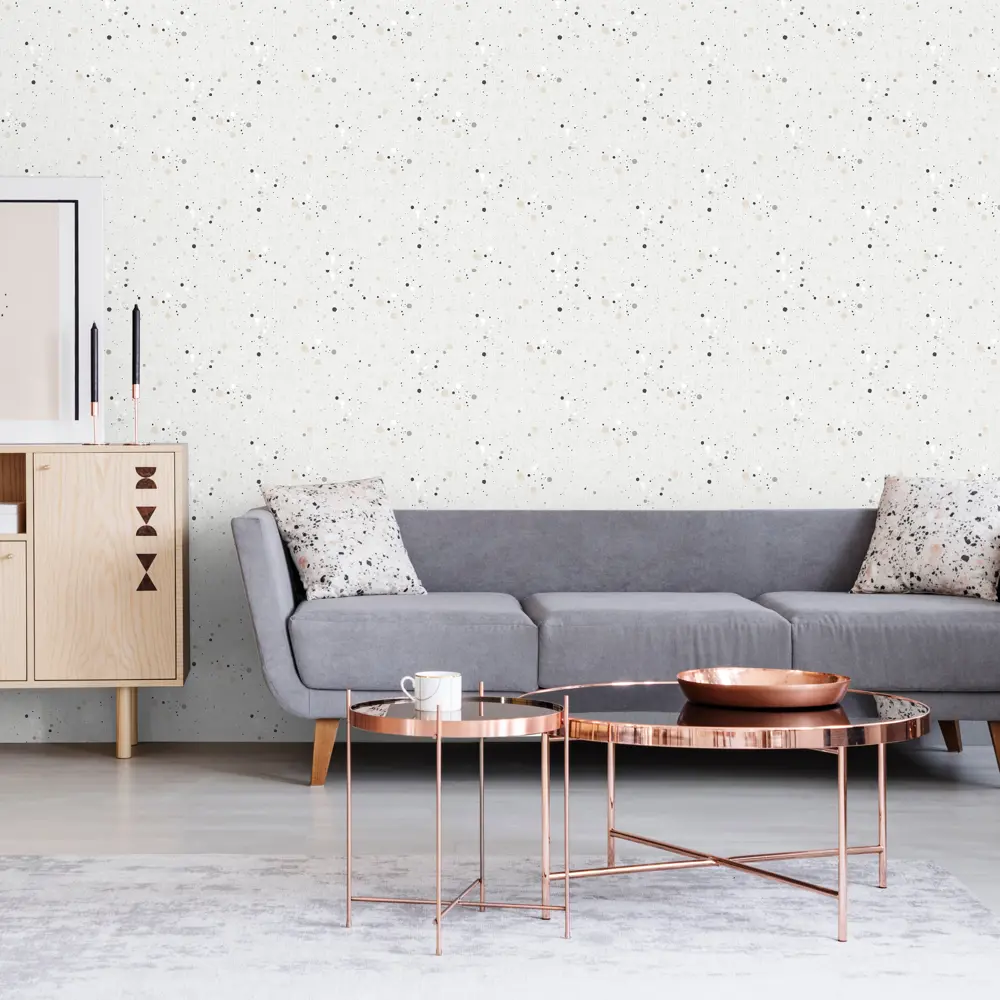 Обои флизелиновые Ateliero Goroshek бежевые 1.06 м At283751Э STLM-2145755 - Вид №2