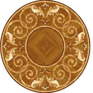 Художественный паркет Da Vinci Розетка 26-049 Дуб Селект (Гладкая) х1000Диаметр мм.