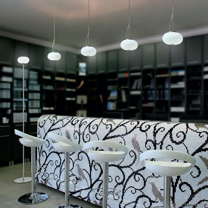 Panzeri L8632 nichel Blow mini светильник подвесной 56345