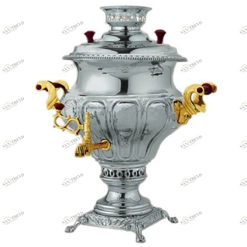 Самовар Персидский С 10/2 жаровый 6,5 л. + труба Santreyd 2686