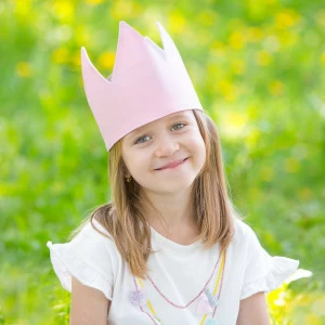 Детская корона Simple Pink VAMVIGVAM SIMPLE PINK 281511 Розовый