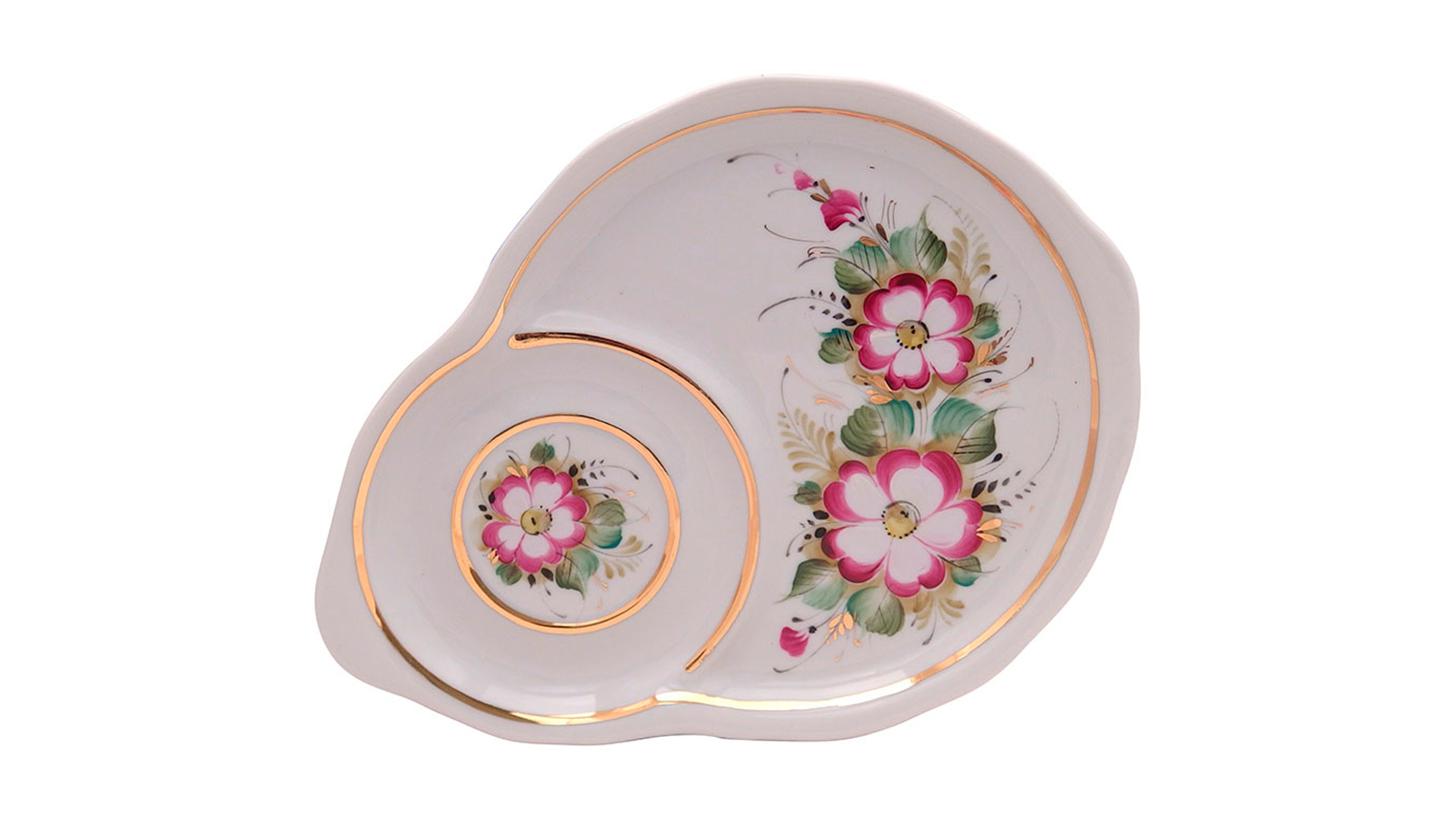 10617060 Гжельский фарфоровый завод Чайная пара "Верона" (выс.худ.роспись)  - Вид №1