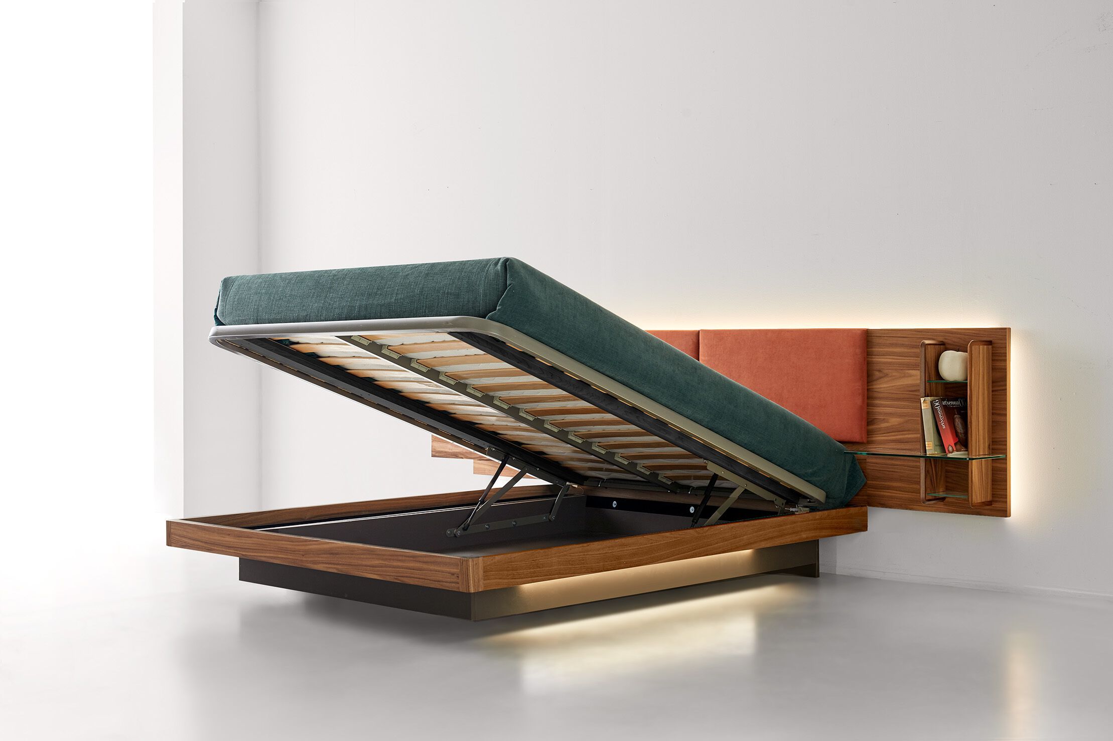 Подвесная двуспальная кровать из грецкого ореха Modesign Йорк ARCH-00046187 - Вид №8