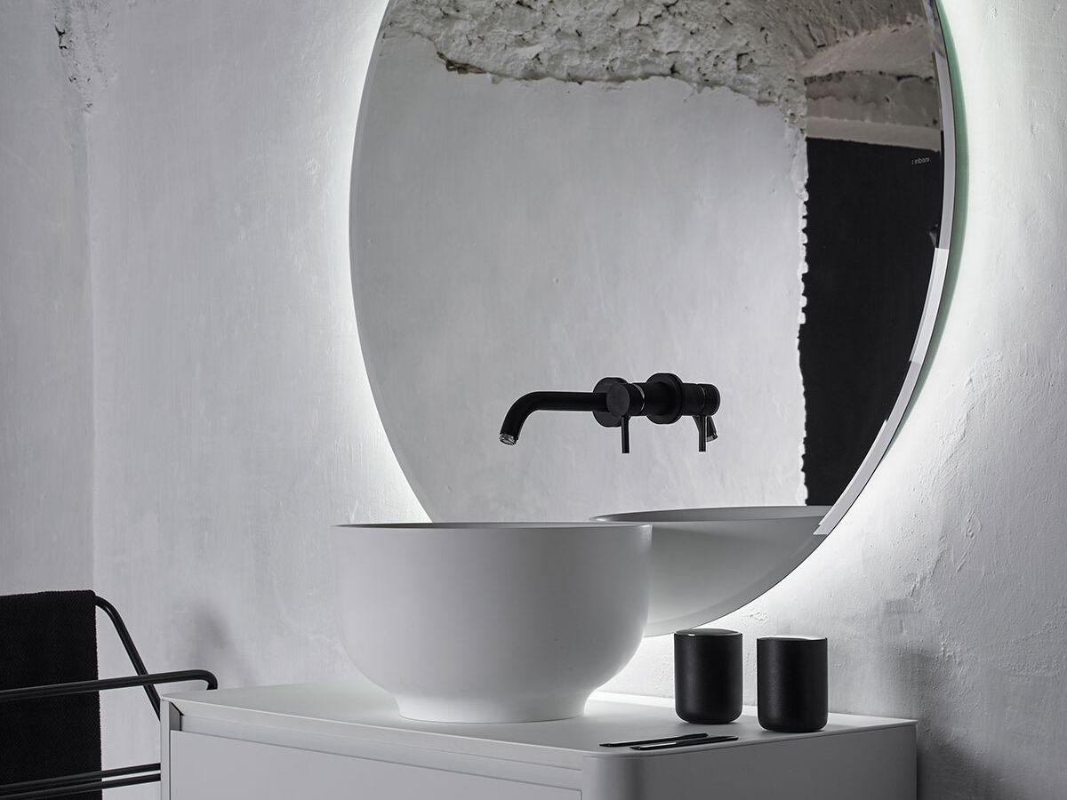 Круглое зеркало со встроенным освещением для ванной комнаты Inbani ORIGIN ARCH-00146878 - Вид №1