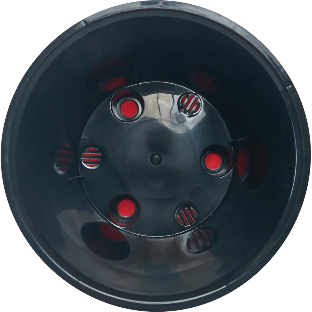 Горшок цветочный ø20 h18.3 см v4 л пластик красный HOMVER London STLM-2018302 - Вид №2