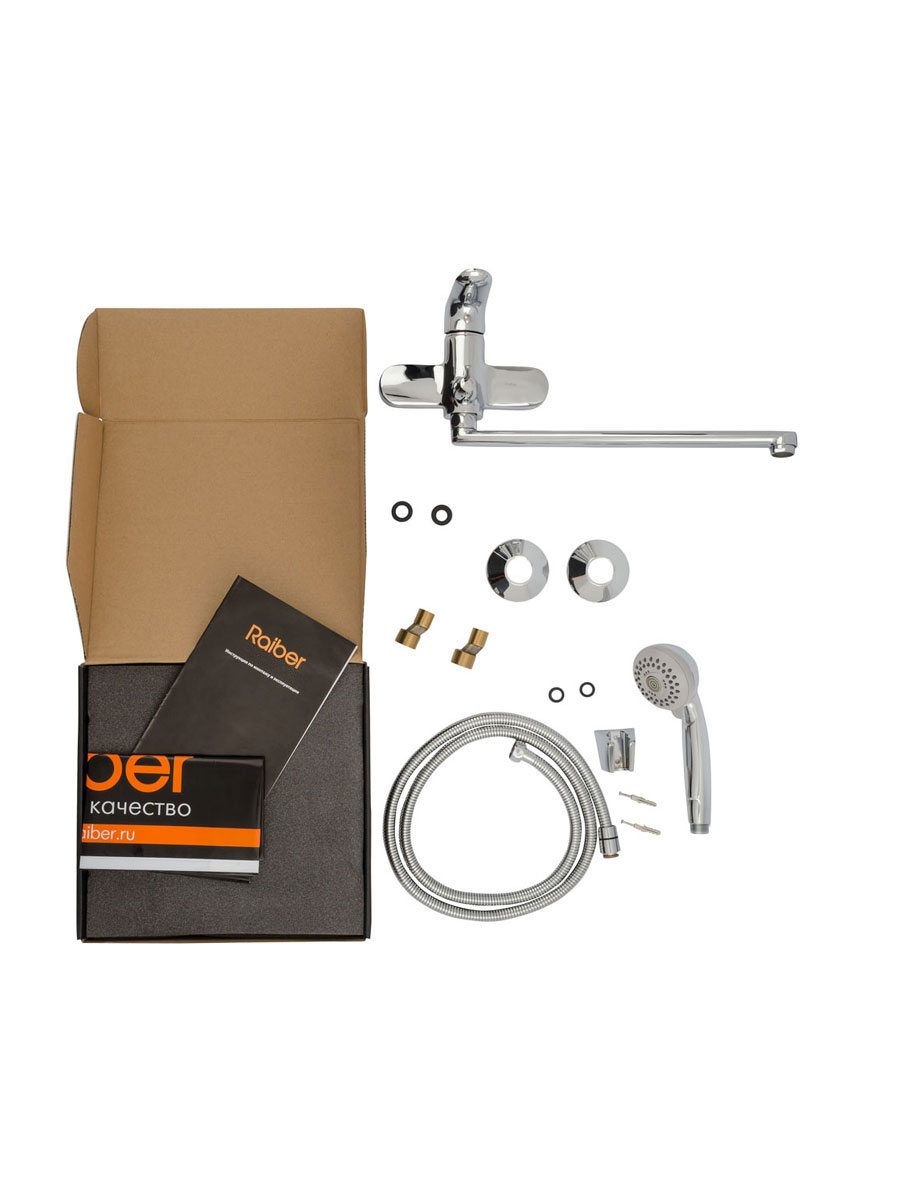 R5002 Смеситель для ванны однорычажный Raiber Primo - Вид №3