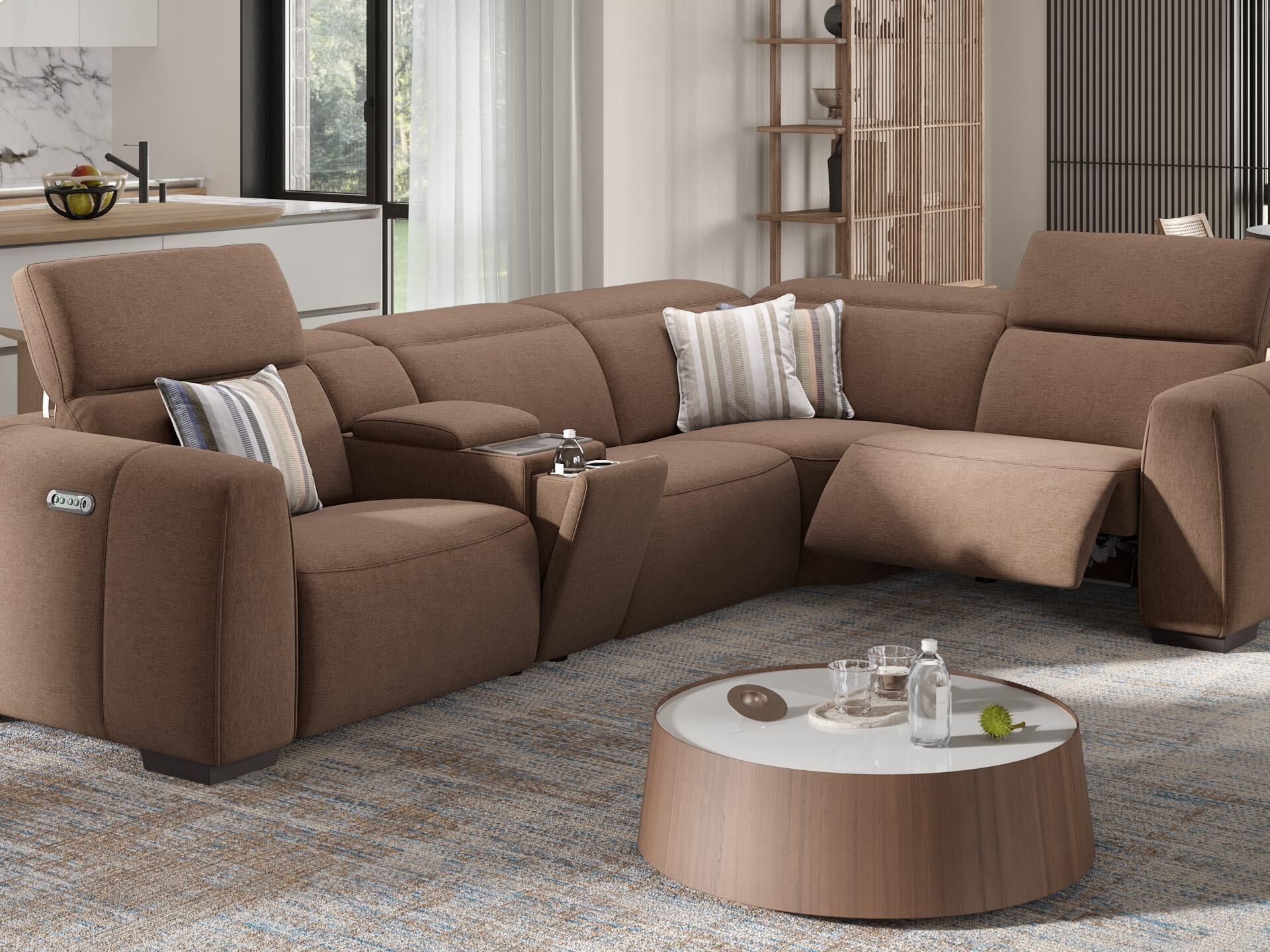 Угловой диван из ткани Sofanella тысячный ARCH-00053593 - Вид №3