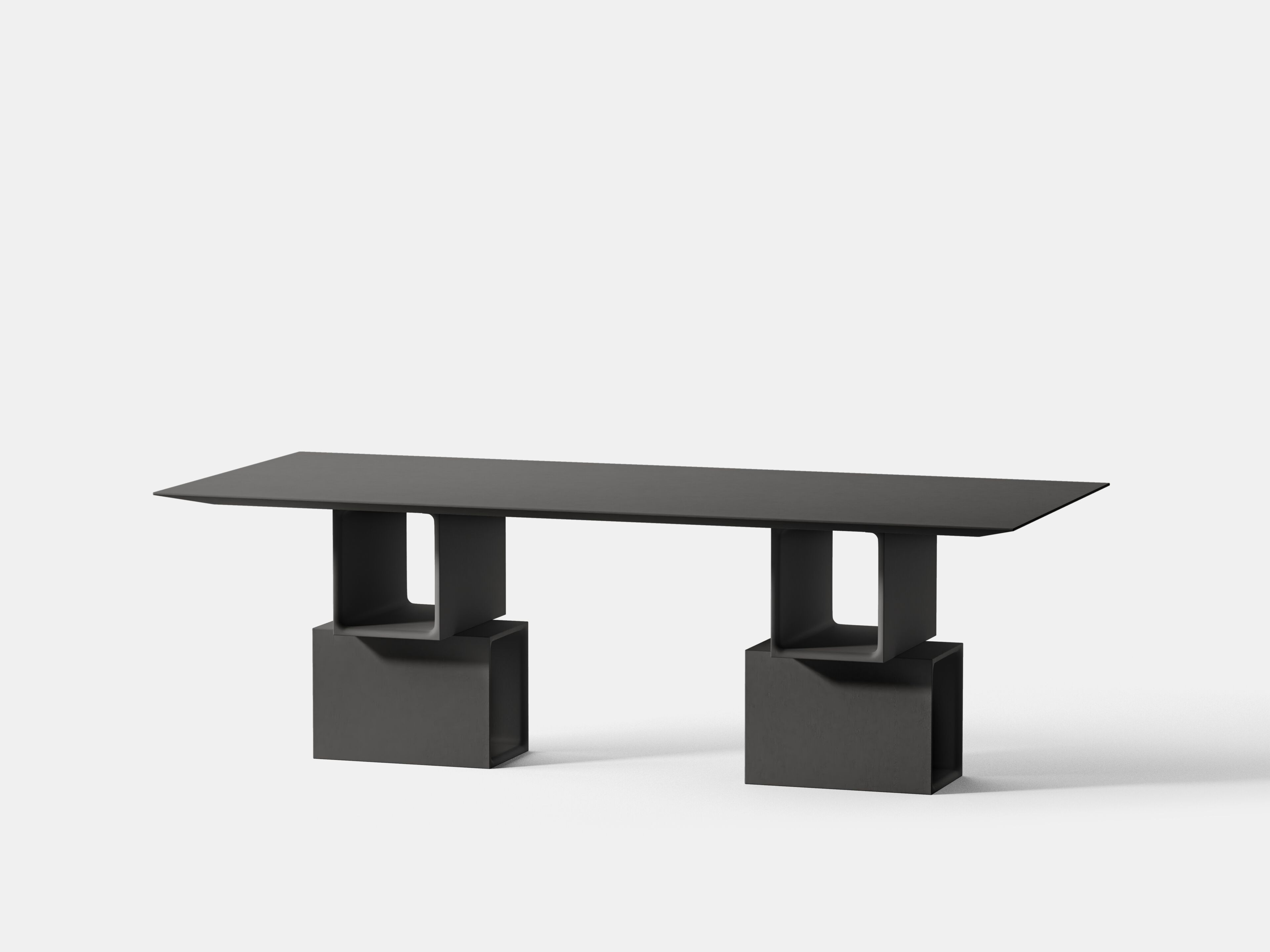 Прямоугольный бетонный стол PULKRA плакат ARCH-00071870 - Вид №13