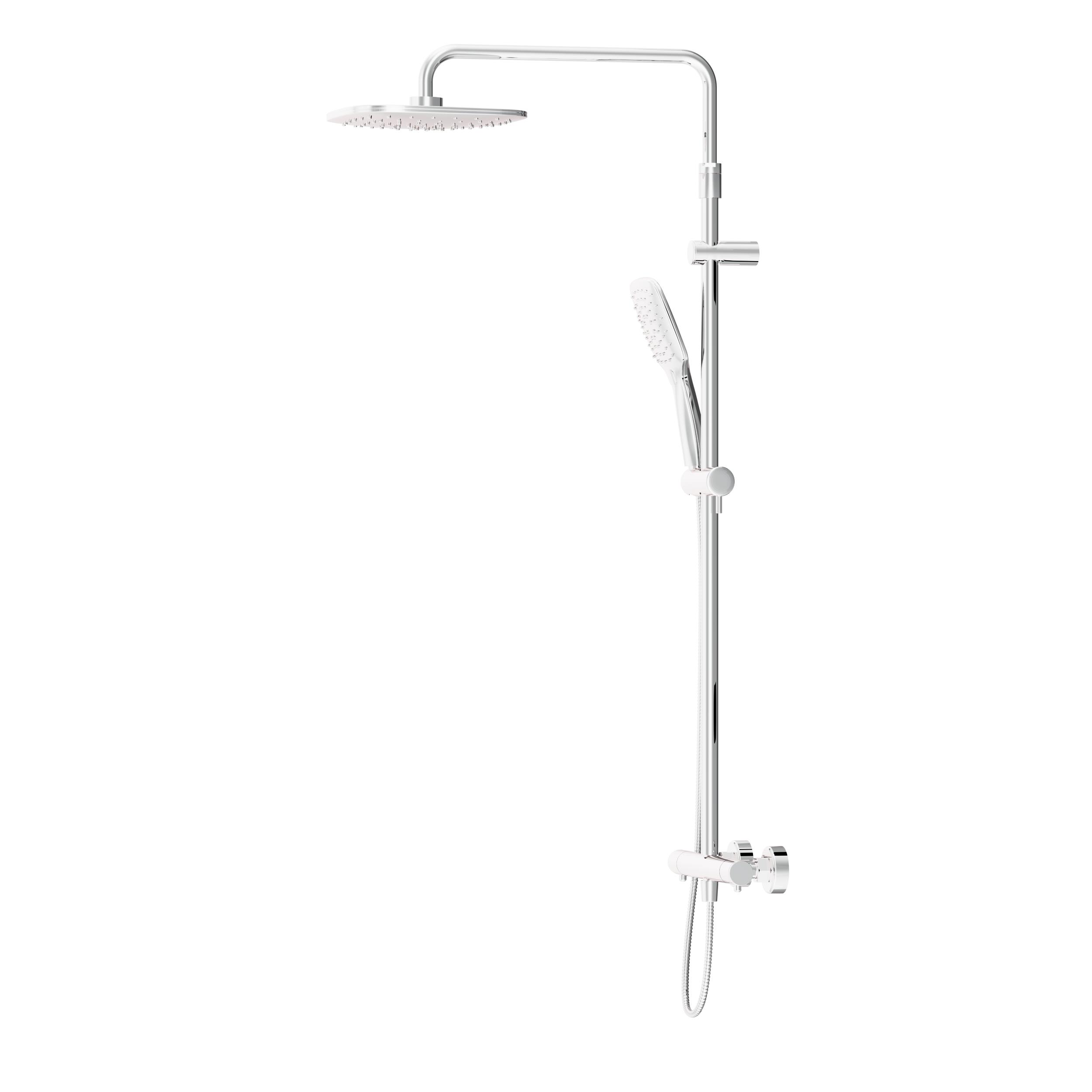 DX218092000 душевая система с ТМС для душа: верхний душ 230*230мм ручной душ 120мм 3 режим Damixa Option - Вид №5