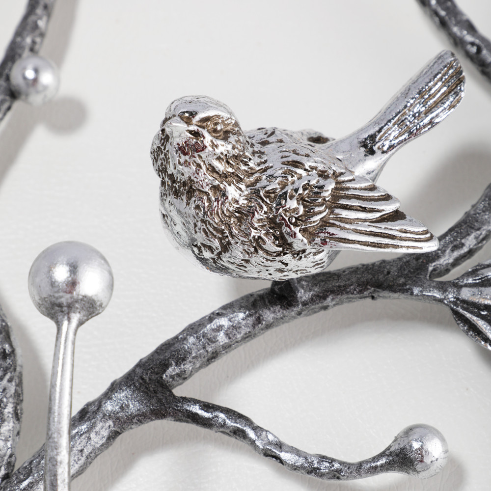 15010 Вешалка настенная Терра (без зеркала) Айс Античное Серебро BOGACHO 4627196590267 - Вид №4