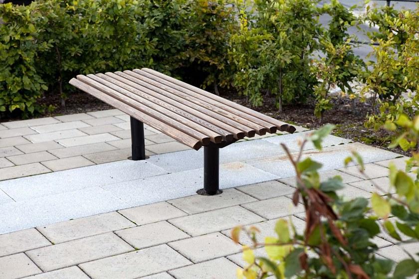 VESTRE Скамья из стали и дерева без спинки Urban sun-id-1427093 - Вид №1