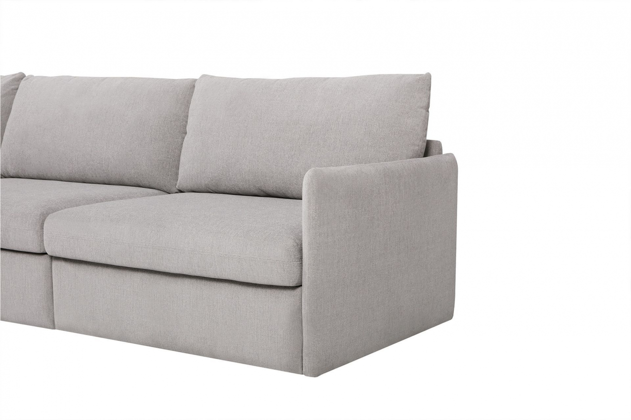 Диван-кровать Smart угловой светло-серый SITS ДИЗАЙНЕРСКИЕ, SMART 192340 Серый  - Вид №17