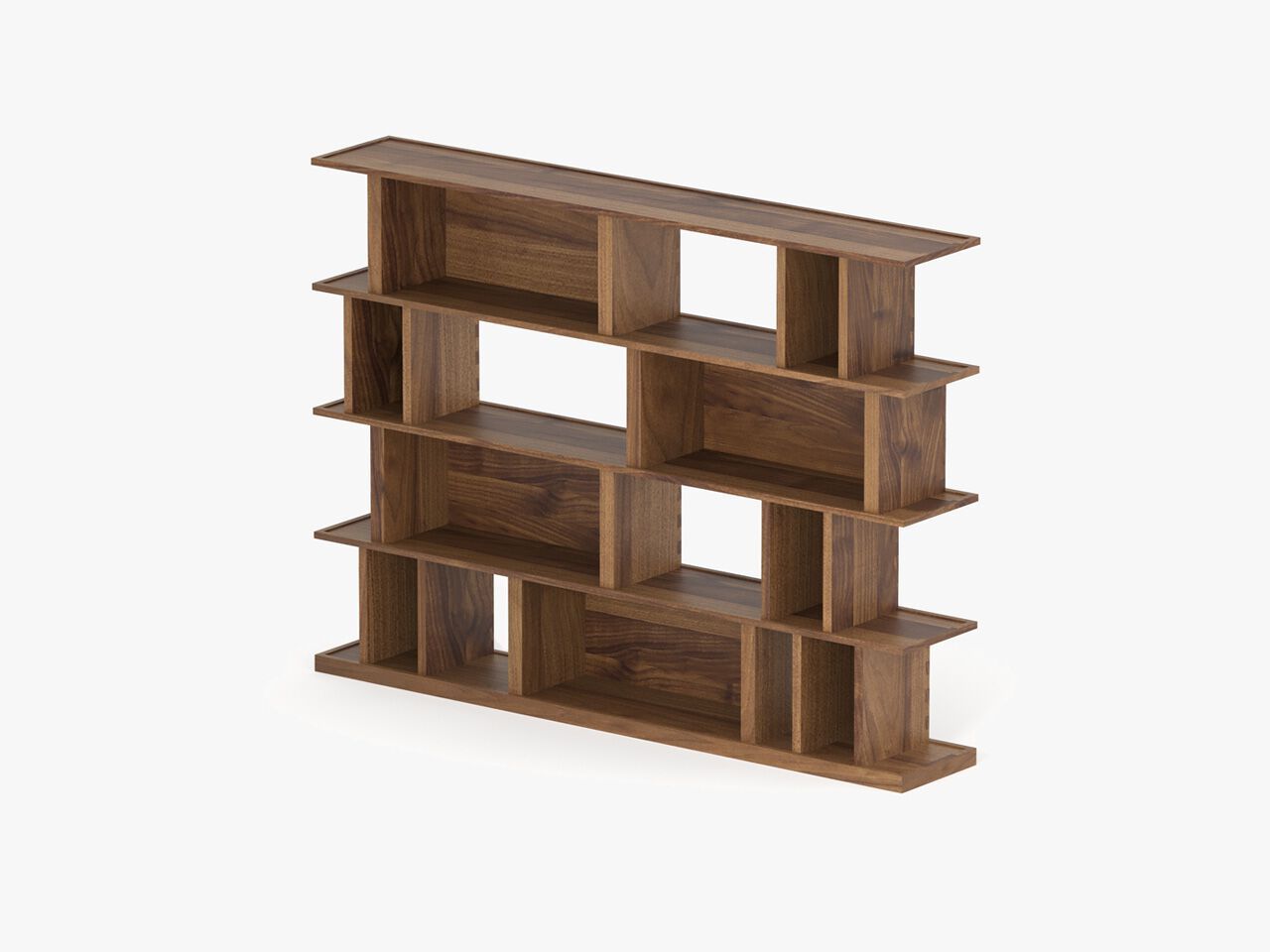 Самонесущий книжный шкаф из массива дерева Air Division ARCH-00045691 - Вид №1